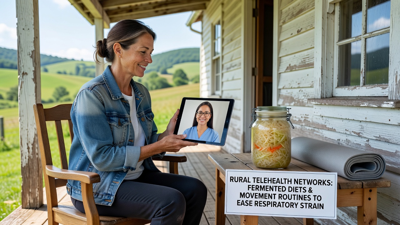 Telehealth Programs in Rural Regions Blend Fermented Nutrition Plans with Physical Activity to Support Respiratory Health